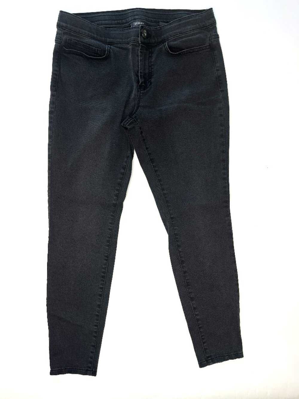 J.Jill Denim Jeans Womens 8P Gray 5-Pocket Petite Stretch Skinny Leggings Gray